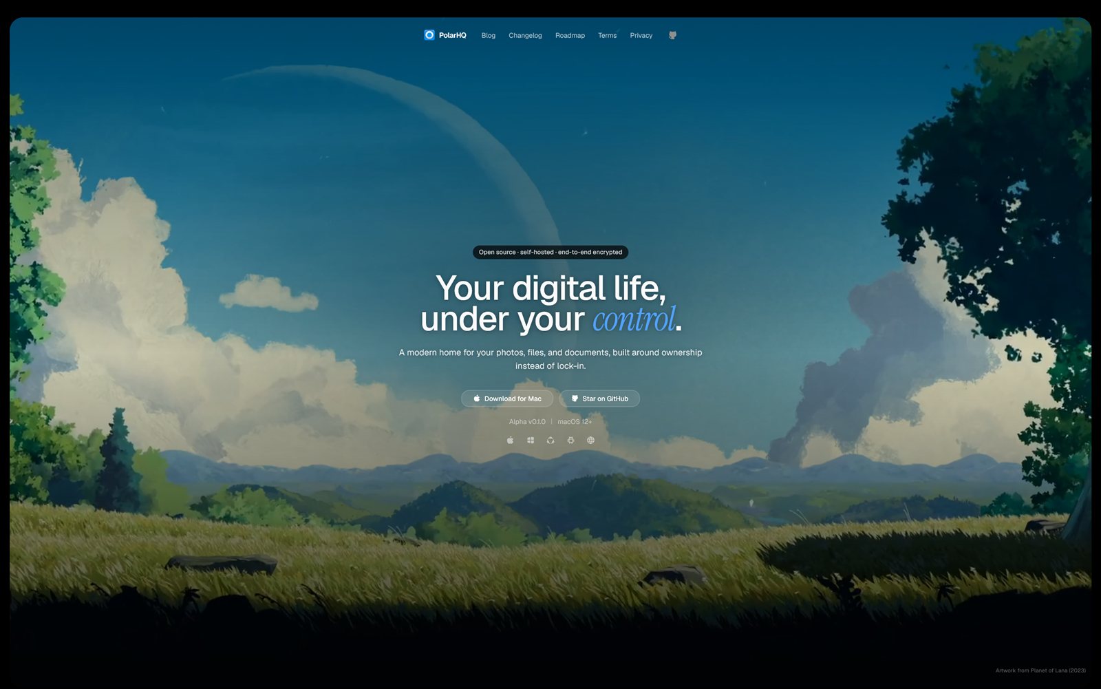 PolarHQ screenshot