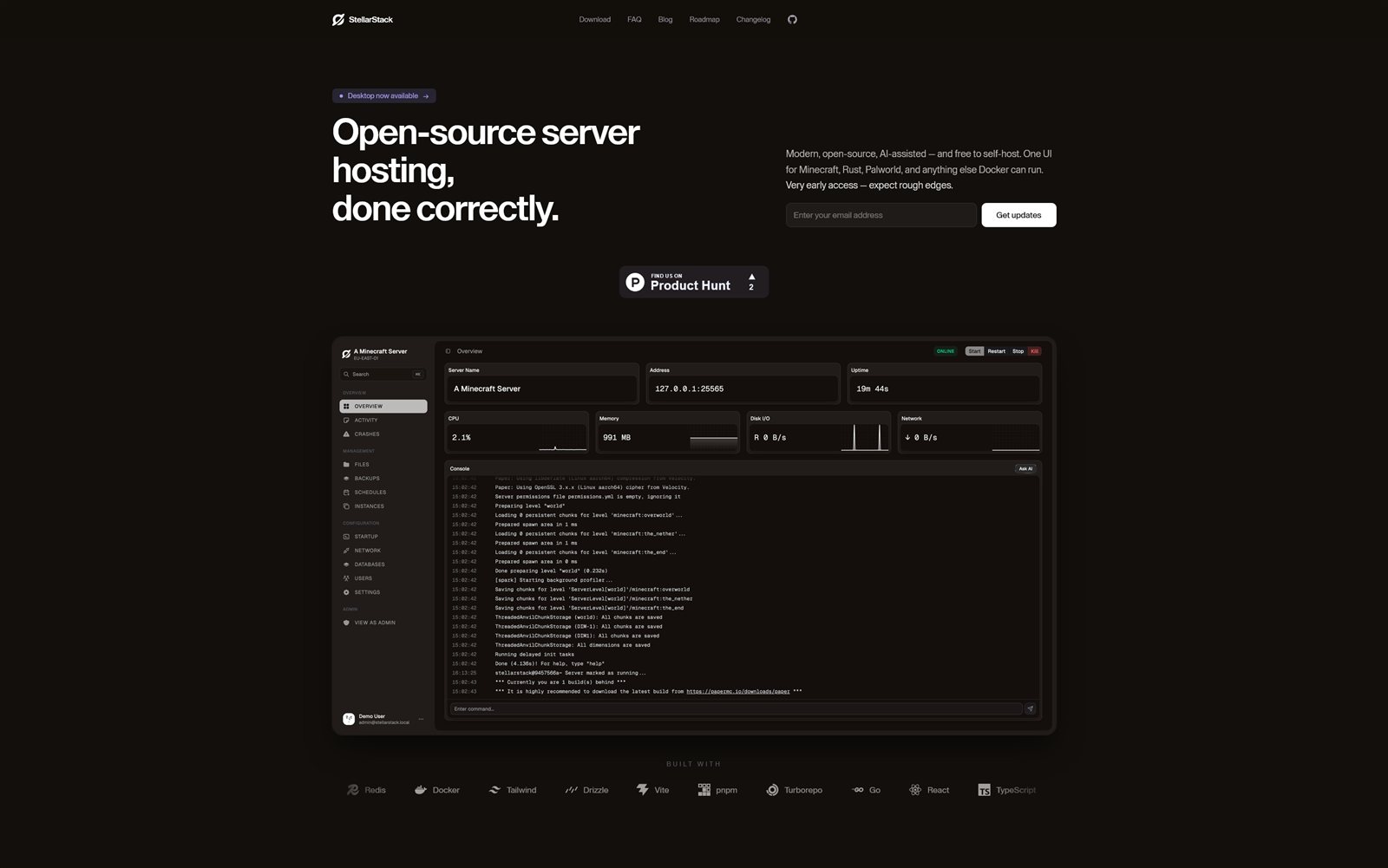StellarStack screenshot